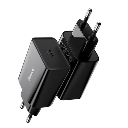 Caricabatterie di rete Baseus Speed, 20W, 3A, 1 x USB-C, nero CCFS-SN01 