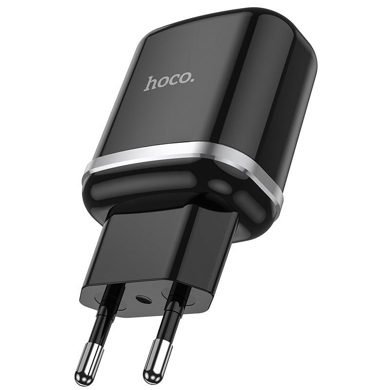 Caricabatterie di rete HOCO N3, 18W, 3A, 1 x USB-A, nero