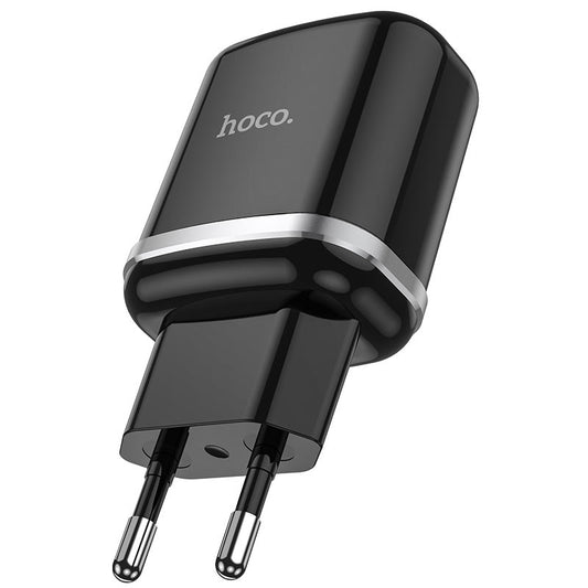 Caricatore da rete HOCO N3, 18W, 3A, 1 x USB-A, Nero