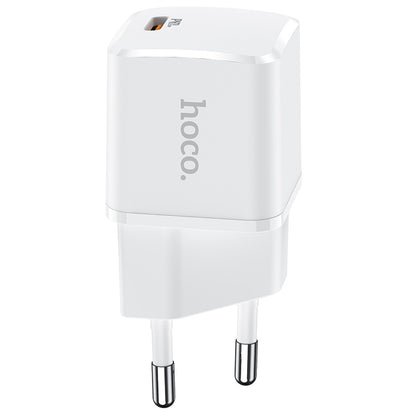 Caricabatterie di rete HOCO N10, 20W, 3A, 1 x USB-C, bianco