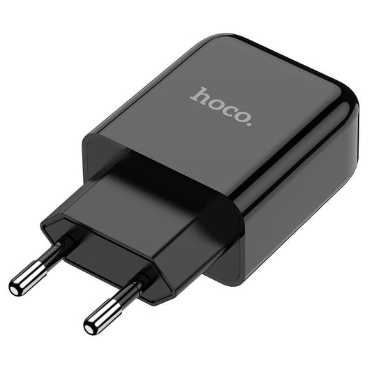 Caricabatterie di rete HOCO N2, 10W, 2A, 1 x USB-A, nero