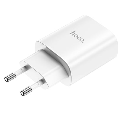 Caricabatterie di rete HOCO N14, 20W, 3A, 1 x USB-C, bianco