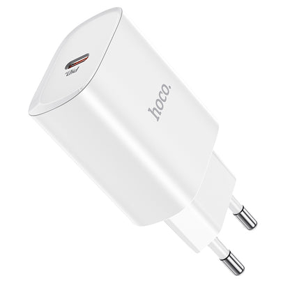 Caricabatterie di rete HOCO N14, 20W, 3A, 1 x USB-C, bianco