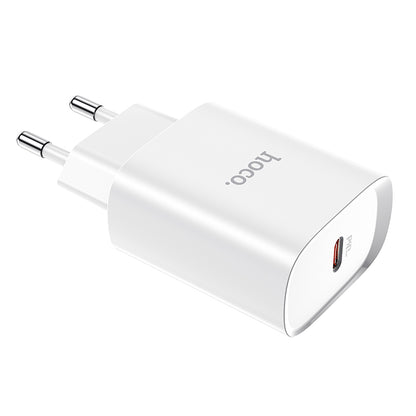 Caricabatterie di rete HOCO N14, 20W, 3A, 1 x USB-C, bianco