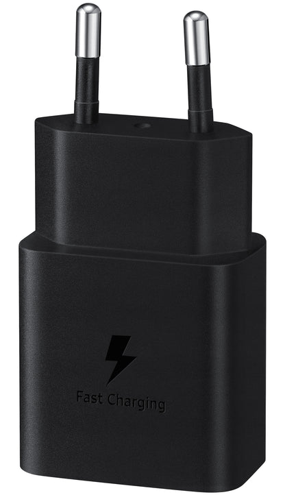 Caricabatterie di rete Samsung, 15W, 2A, 1 x USB-C, nero EP-T1510NBEGEU