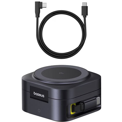 Baseus PicoGo 2in1 Wireless Network Charger, 67W, 3A, 1 x USB-C, Black P10276800123-00
