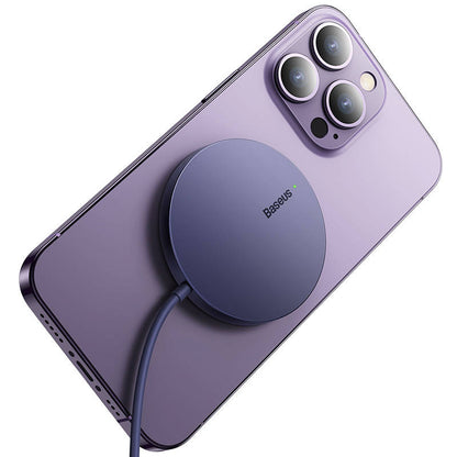 Baseus Simple Mini3 Wireless Network Charger, 15W, 1.67A, Purple CCJJ040205