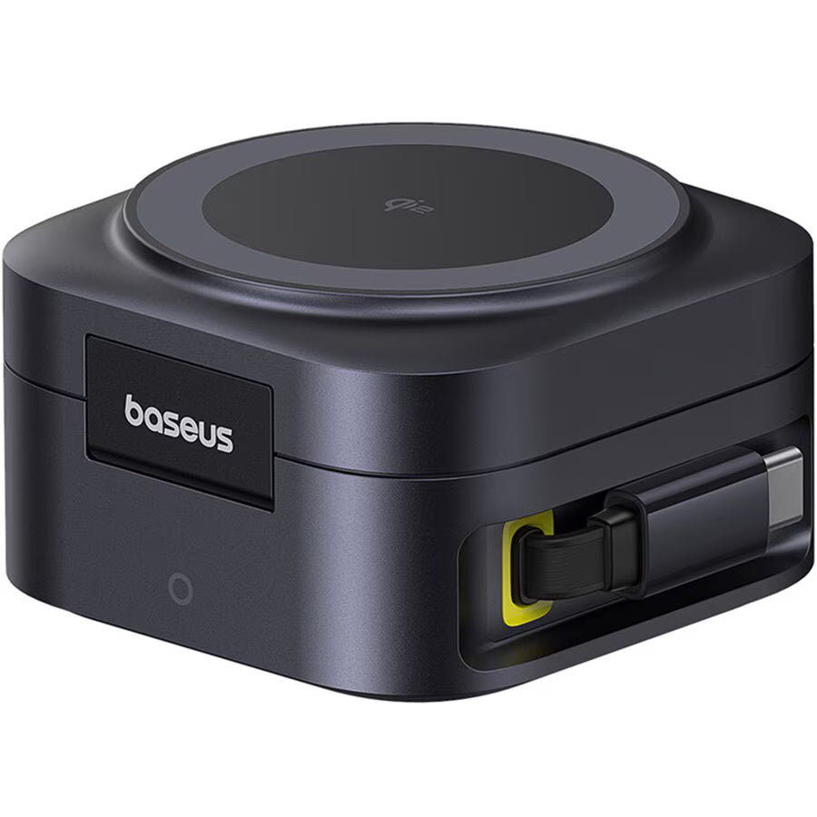 Baseus PicoGo 2in1 Wireless Network Charger, 67W, 3A, 1 x USB-C, Black P10276800123-00