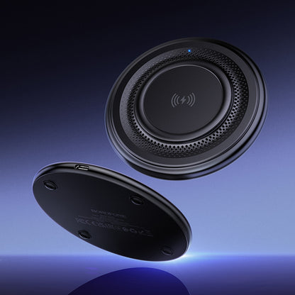Caricabatterie Wireless Borofone BQ40 Crown, 15W, 1.67A, Nero