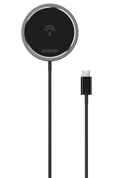 Caricabatterie wireless da rete Dudao A12XS, 15 W, 1,67 A, nero