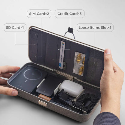 Edizard PowerCube 3in1 Wireless Network Charger, 65W, 3.25A, 1 x USB-C, Gray