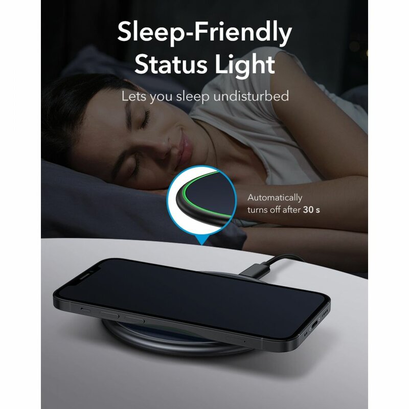 Caricabatterie Wireless ESR Halolock, 10W, 1.1A, Blu