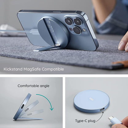 ESR HaloLock Wireless Network Charger, 15W, 1.67A, Blue