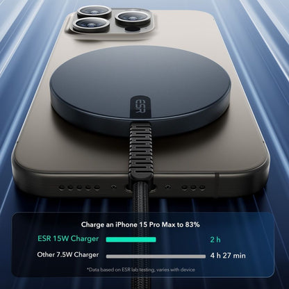 Caricabatterie Wireless ESR HaloLock, 15W, 1.67A, Nero