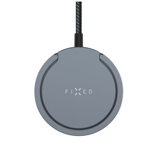 Fixed Ring Wireless Network Charger, 15W, 1.67A, Gray