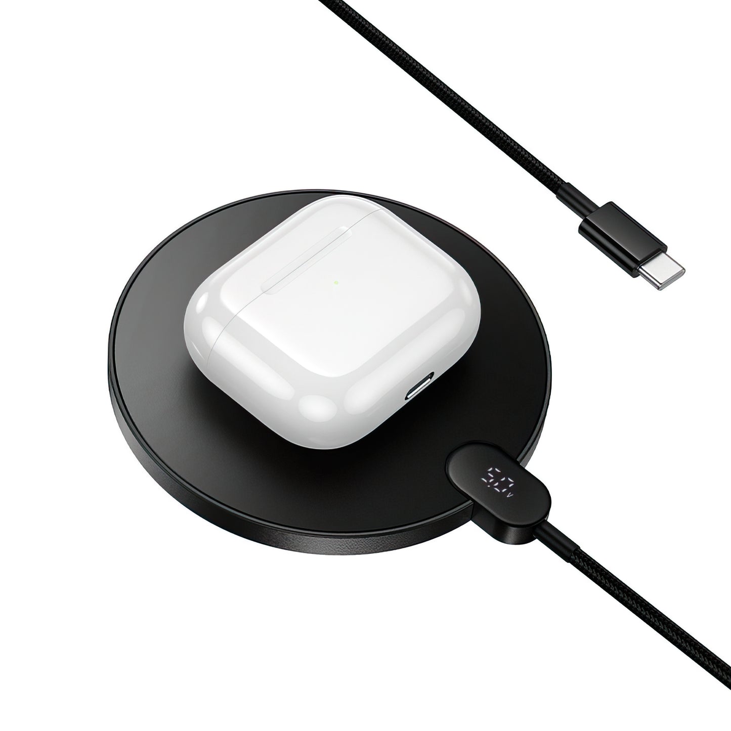 Caricabatterie Wireless Retea HOCO CW62, 15W, 1.67A, Nero