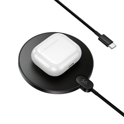 Caricabatterie Wireless Retea HOCO CW62, 15W, 1.67A, Nero