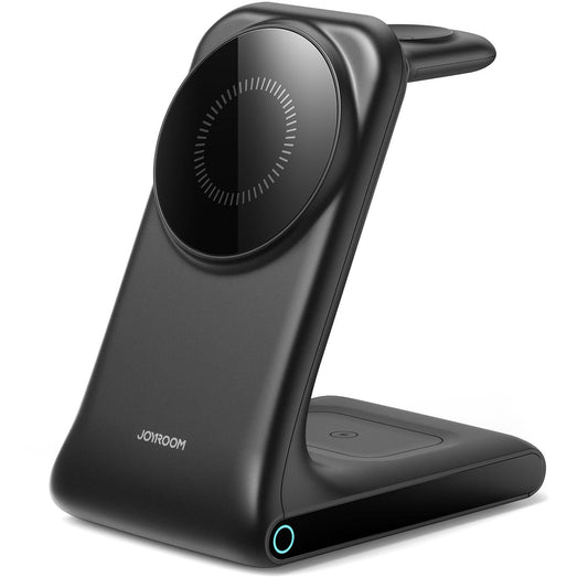 Caricabatterie Wireless Retea Joyroom JR-W15 3in1, 15W, 1.67A, Nero