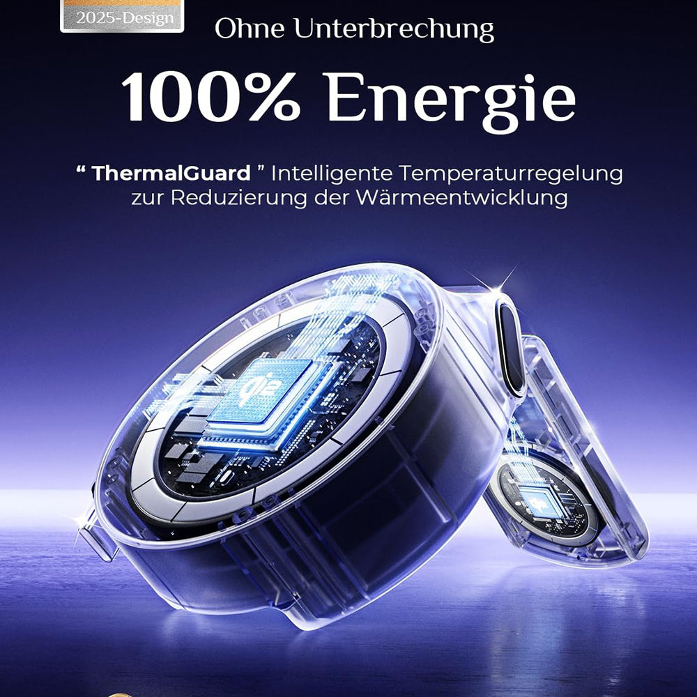 Caricabatterie Wireless Lisen W602 2in1, 15W, 1.67A, Nero YL0324090008