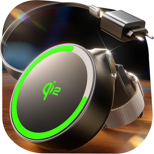 Caricabatterie Wireless Lisen W602 2in1, 15W, 1.67A, Nero YL0324090008