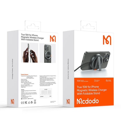 Caricabatterie Wireless McDodo CH-5500, 15W, 1.67A, Grigio