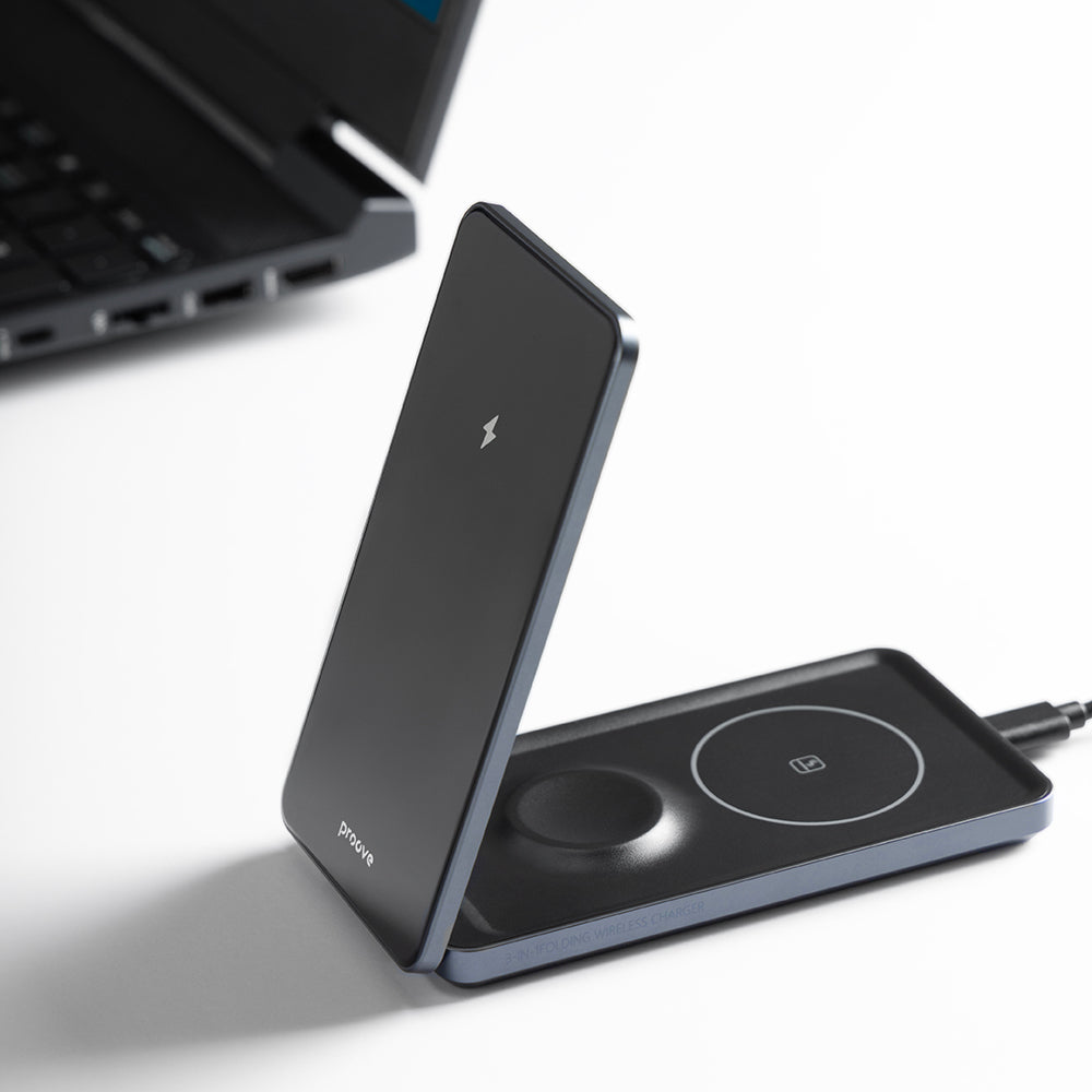 Caricabatterie Rete Wireless Proove Metal Edge 3in1, 15W, 1.67A, Grigio WSME15010003