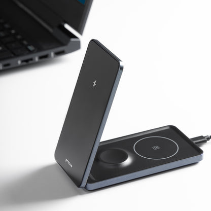 Caricabatterie Rete Wireless Proove Metal Edge 3in1, 15W, 1.67A, Grigio WSME15010003