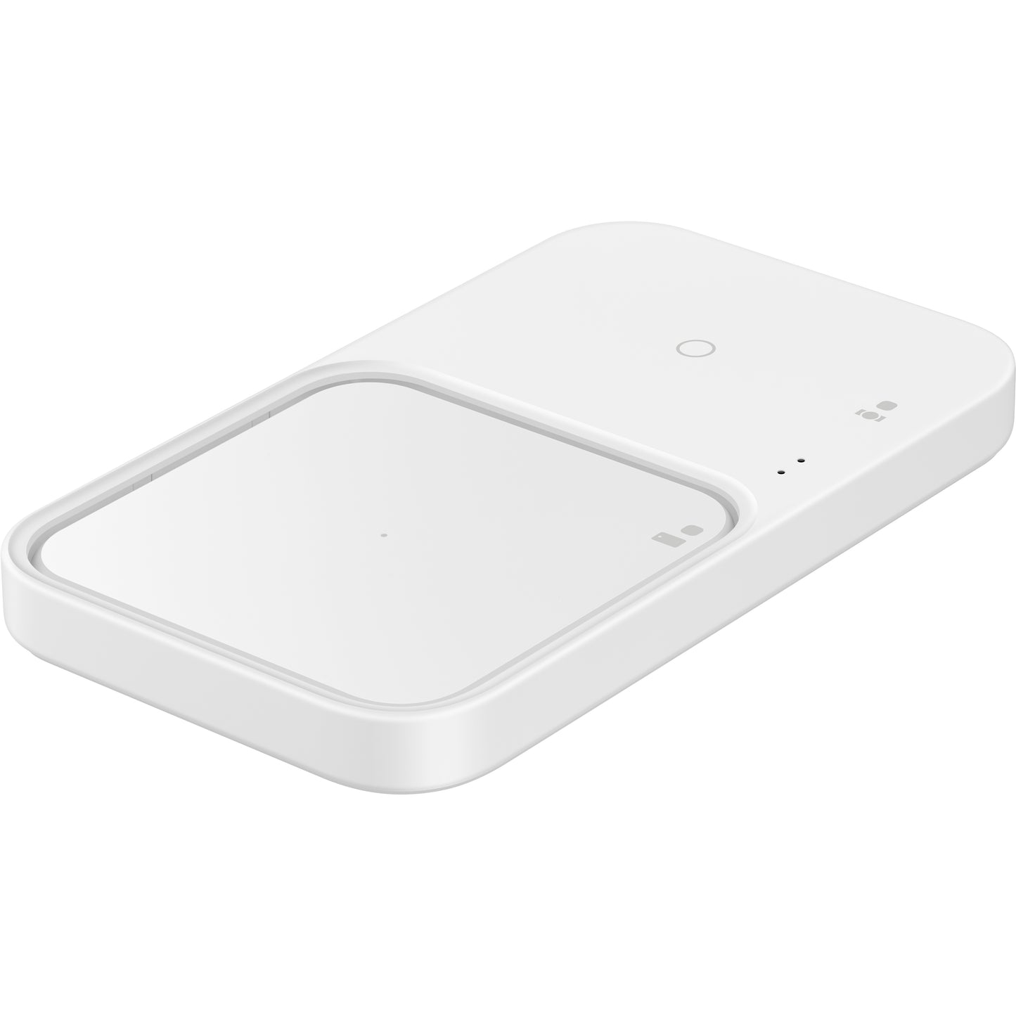 Caricabatterie di rete wireless Samsung Duo, 15W, 1,67A, bianco EP-P5400BWEGEU