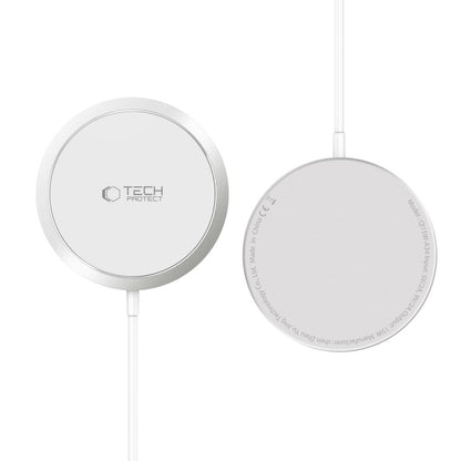 Caricatore di rete wireless Tech-Protect QI15W-A34, 15W, 1,67A, bianco 