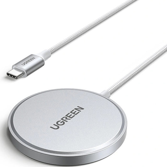 Caricabatterie Wireless UGREEN W703, 15W, 1.67A, Bianco