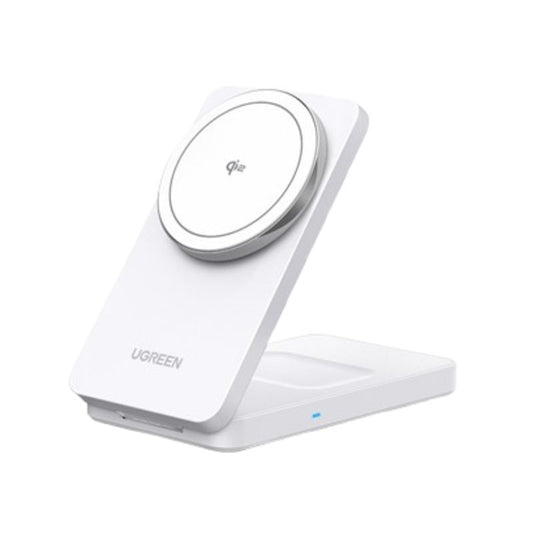 Caricabatterie Wireless da Rete UGREEN W706 2in1, 20W, 1.67A, Bianco