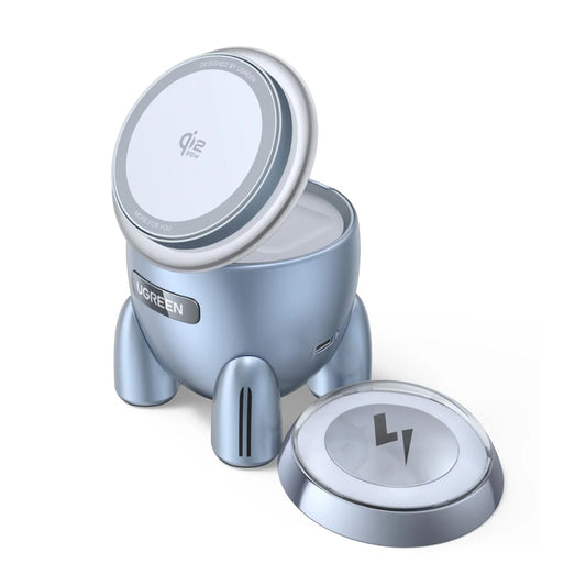 Caricabatterie Wireless UGREEN W713 2in1, 25W, Blu