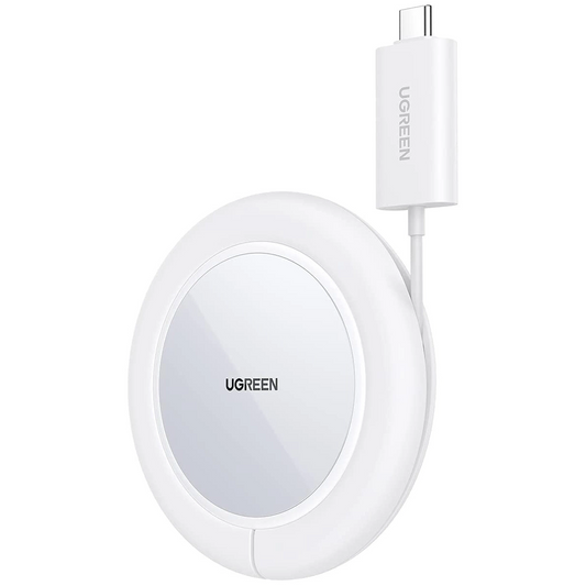 Caricatore Wireless da Rete UGREEN CD245 (40123), 15W, 1.67A, Bianco