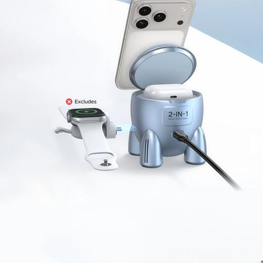 Caricabatterie Wireless UGREEN W713 2in1, 25W, Blu