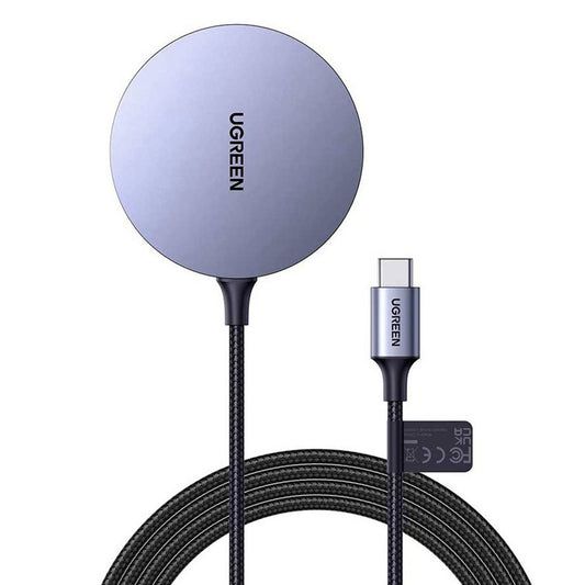 Caricabatterie Wireless UGREEN CD245, 15W, 1.67A, Grigio
