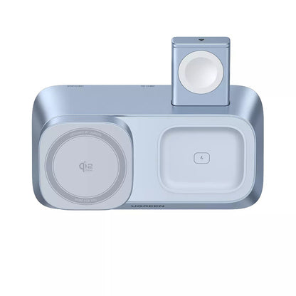 Caricabatterie Wireless UGREEN W711 3in1, 25W, 1.67A, Blu