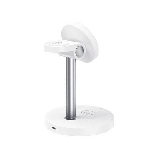 Caricabatterie Wireless Retea XO Design CX038 3in1, 15W, 1.67A, Bianco