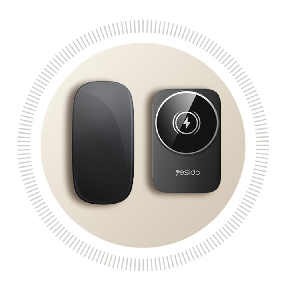 Caricabatterie Wireless Yesido DS27 3in1, 15W, 1.67A, Nero