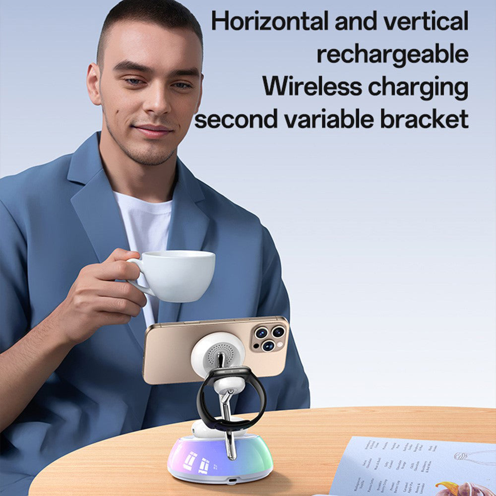 Yesido DS31 3in1 Wireless Network Charger, 15W, 1.67A, White