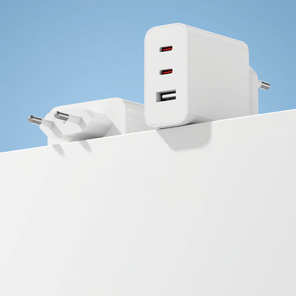 Caricatore di rete Xiaomi 2C1A GaN, 67W, 3A, 1 x USB-A - 2 x USB-C, bianco 