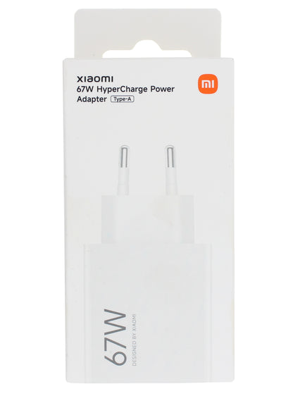 Caricabatterie Rete Xiaomi, 67W, 6.2A, 1 x USB-A, Bianco BHR07SKEU