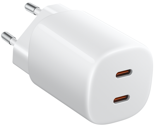 Caricatore da rete Xiaomi Nano Turbo, 45W, 3A, 2 x USB-C, Bianco BHR087OEU