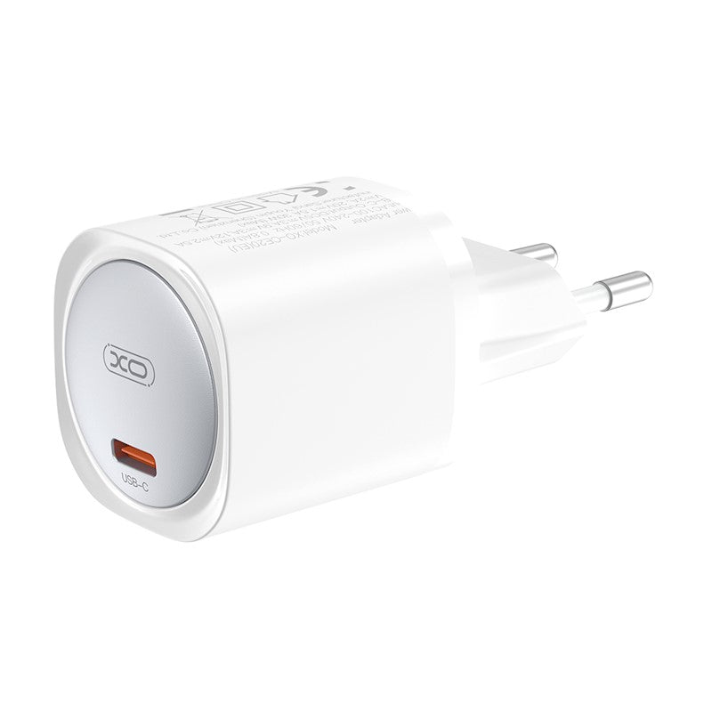 Caricabatterie di rete XO Design CE20, 30W, 3A, 1 x USB-C, bianco 