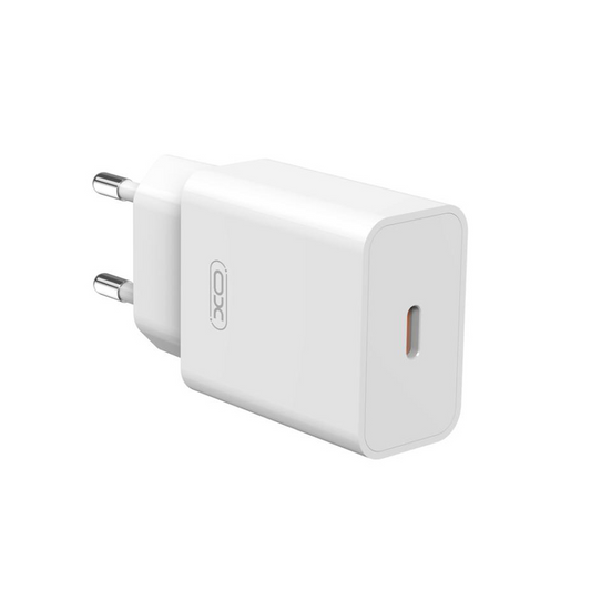 Caricabatterie Rete XO Design L126, 20W, 3A, 1 x USB-C, Bianco