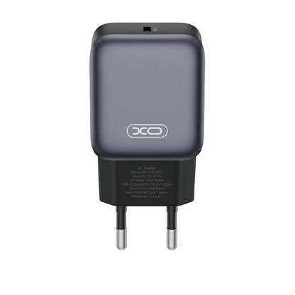 Caricabatterie Retea XO Design L153, 20W, 3A, 1 x USB-C, Nero