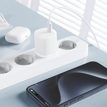 Caricabatterie Rete XO Design L150, 30W, 3A, 1 x USB-C, Bianco