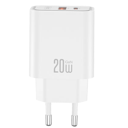 Caricatore da rete XO Design CE40, 20W, 3A, 1 x USB-A - 1 x USB-C, Bianco