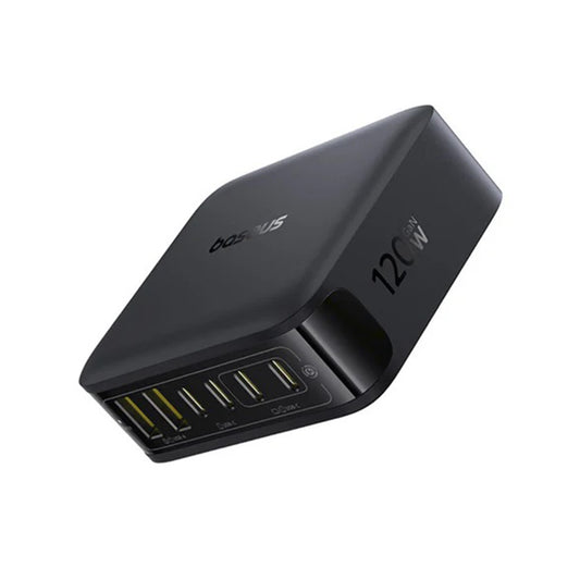 Caricabatterie Stazione Baseus EnerFill FH21, 120W, 3.25A, 2 x USB-A - 4 x USB-C, Nero E0120T00
