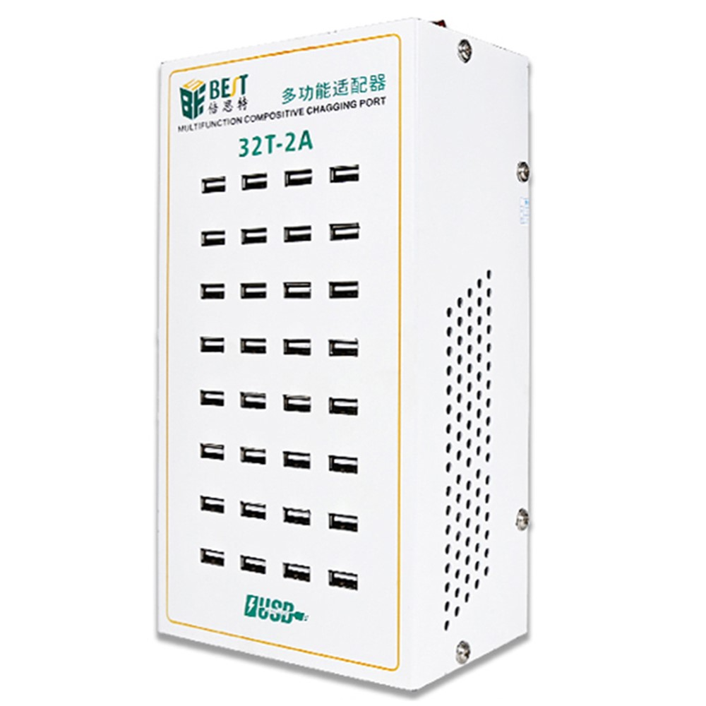 Caricatore Stazione Best 32T-2A, 2A, 32 x USB-A, Bianco