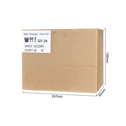 Caricatore Stazione Best 32T-2A, 2A, 32 x USB-A, Bianco